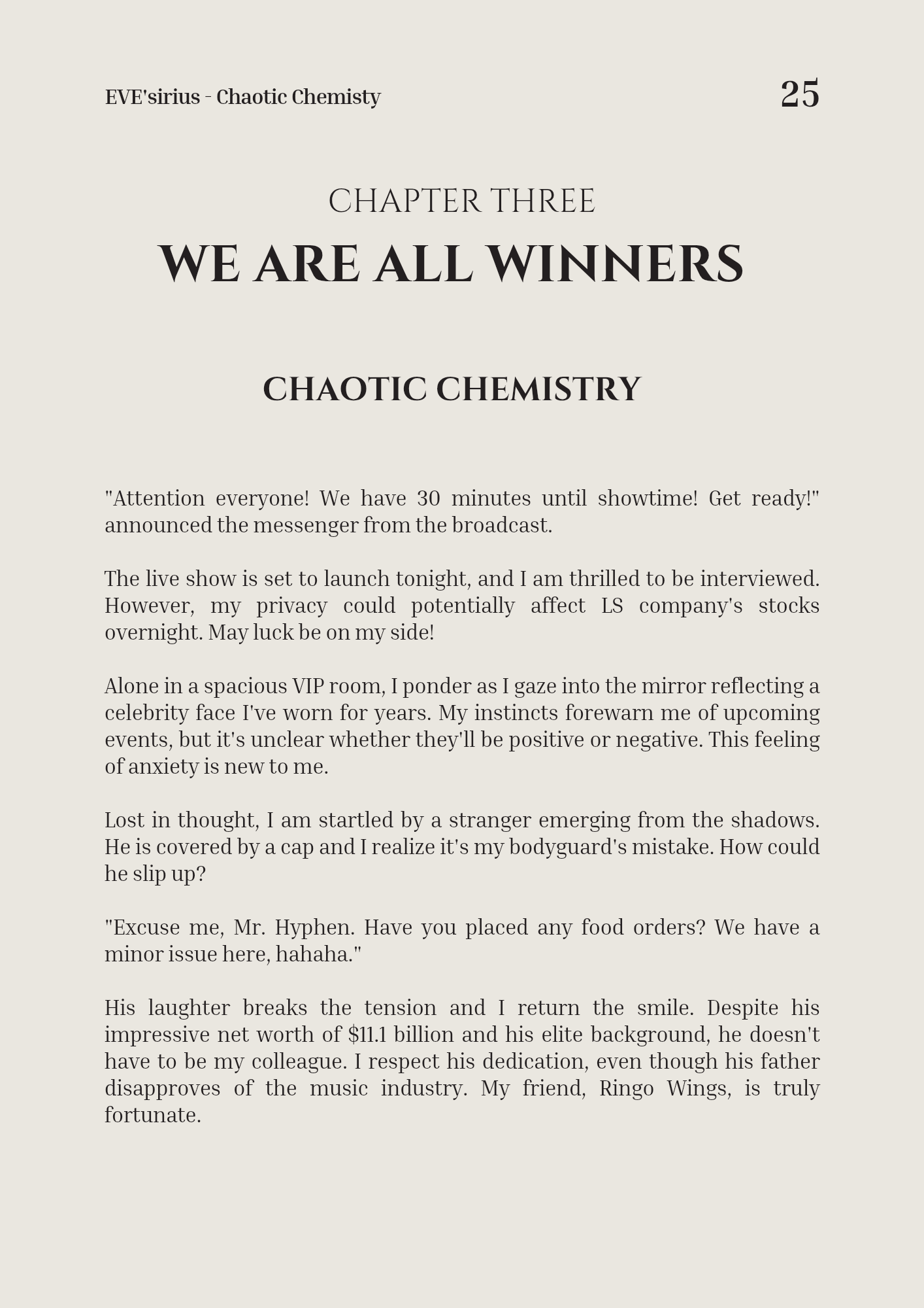 EVE'sirius : Chapter 01 - 07